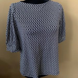 Black and white print H&M top